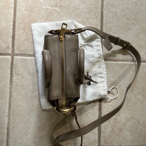 J. Crew Harper mini satchel in Italian leather DESERT CANYON (Taupe grey) - Picture 8 of 8